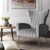 Artiss Armchair Grey Velvet Kate - Image 8