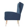 Artiss Armchair Navy Velvet Kate - Image 4