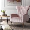 Artiss Armchair Pink Velvet Kate - Image 8