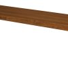 Large Tilda Solid Mahogany Bench (Light Pecan) - Image 2