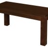 Amsterdam Solid Timber Bench 90 x 35 cm (Mahogany) - Image 2