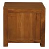 Amsterdam Solid Mahogany Timber 1 Drawer Bedside Table (Light Pecan) - Image 4
