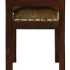 Wilson Genuine Goat Hide Single Seater Stool/Bench (Mahogany) - Image 3