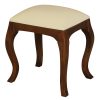 Eloise Cabriole Leg Dressing Stool (Mahogany) - Image 2