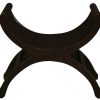 Maeve Solid Mahogany Single Seater Stool (Chocolate)