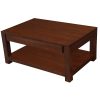 Amsterdam 2 Drawer Coffee Table - Mahogany - Image 2