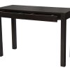 Amsterdam Solid Mahogany Timber 2 Drawer Desk (Chocolate) - Image 3