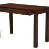 Amsterdam Solid Mahogany Timber 2 Drawer Desk (Mahogany) - Image 2