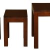 Amsterdam Nest of Table Set of 3 (Mahogany) - Image 3