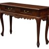 Seine 2 Drawer Carved Sofa Table (Mahogany) - Image 2
