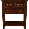 Tasmania 3 Drawer Sofa Table - Mahogany