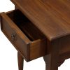 Milly Turn Leg 1 Drawer Side Table (Mahogany) - Image 4