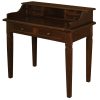 Winston 6 Drawer Solid Timber Writing Desk (Mahogany) - Image 3