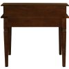 Winston 6 Drawer Solid Timber Writing Desk (Mahogany) - Image 4