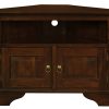 Tasmania 2 Door Corner TV Stand (Mahogany)