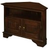 Tasmania 2 Door Corner TV Stand (Mahogany) - Image 3