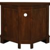 Tasmania 2 Door Corner TV Stand (Mahogany) - Image 4