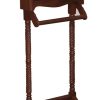 Jepara 2 Drawer Carved Valet (Mahogany) - Image 2