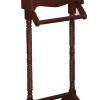 Jepara 2 Drawer Carved Valet (Mahogany) - Image 3
