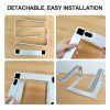 Adjustable Portable Aluminum Laptop Stand Ergonomic Tray Holder Cooling Riser - Image 2