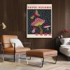 Wall Art Mushroom By Yayoi Kusama Black Frame Canvas 50cmx70cm - Image 2