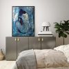 Wall Art 70cmx100cm Blue Nude by Pablo Picasso Black Frame Canvas - Image 2