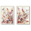 Wall Art 60cmx90cm Coming Spring 2 Sets Gold Frame Canvas