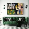 Wall Art 70cmx100cm Moroccans By Henri Matisse Black Frame Canvas - Image 2