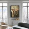 Wall Art 60cmx90cm Jesus Nail Hand Black Frame Canvas - Image 2