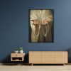 Wall Art 60cmx90cm Jesus Nail Hand Black Frame Canvas - Image 3