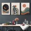 Wall Art 60cmx90cm Abstract Dark Green 3 Sets Black Frame Canvas - Image 4