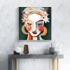 Wall Art 60cmx60cm Sophie II Gold Frame Canvas - Image 3