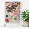 Wall Art 60cmx90cm Foolish in Love I White Frame Canvas - Image 2
