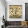 Wall Art 70cmx70cm Tree Of Life Black Frame Canvas - Image 2