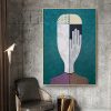 Wall Art 70cmx100cm Abstract Man And Woman 2 Sets Gold Frame Canvas - Image 3