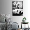 Wall Art 50cmx70cm High Heels in Classic Car Black Frame Canvas - Image 3