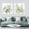 Wall Art 70cmx70cm Sage Garden By Carol Robinson 2 Sets White Frame Canvas - Image 3
