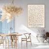Wall Art 60cmx90cm William Morris Neutral Wood Frame Canvas - Image 3