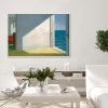 Wall Art 50cmx70cm Room By The Sea By Edward Hopper White Frame Canvas - Image 2