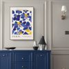 Wall Art 70cmx100cm Paris Flower Market Black Frame Canvas - Image 2