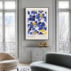 Wall Art 70cmx100cm Paris Flower Market Black Frame Canvas - Image 3