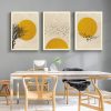 Wall Art 60cmx90cm Flock Of Birds Sun Silhouette 3 Sets Gold Frame Canvas - Image 3