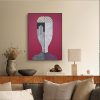 Wall Art 80cmx120cm Abstract Woman Black Frame Canvas - Image 2