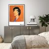 Wall Art 70cmx100cm Villemot 1971 Black Frame Canvas - Image 2