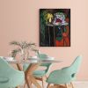 Wall Art 70cmx100cm Reading Girl by Pablo Picasso Black Frame Canvas - Image 4
