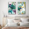 Wall Art 50cmx70cm Toucan and orchid 2 Sets Black Frame Canvas - Image 2