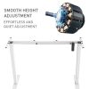 FORTIA Single Motor Sit/Stand Desk Frame, 58 x 90-135cm, 72-118cm Height Adjustable, 70kg Load, White - Image 4