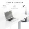 Fortia Sit To Stand Up Standing Desk, 120x60cm, 72-118cm Electric Height Adjustable, 70kg Load, White/Silver Frame - Image 10