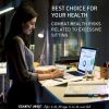 Fortia Sit To Stand Up Standing Desk, 140x60cm, 72-118cm Electric Height Adjustable, 70kg Load, White/White Frame - Image 3