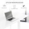 Fortia Sit To Stand Up Standing Desk, 140x60cm, 72-118cm Electric Height Adjustable, 70kg Load, White/White Frame - Image 10